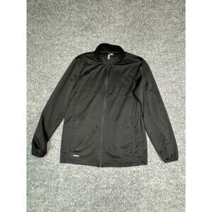 Athletic Works Jacket Men's size S DriWorks Black Full-Zip lighweight Jacket